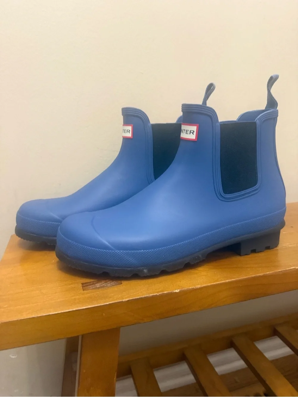 Hunter Blue Chelsea Rain Boot